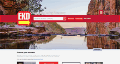 Desktop Screenshot of eastkimberleydirectory.com.au